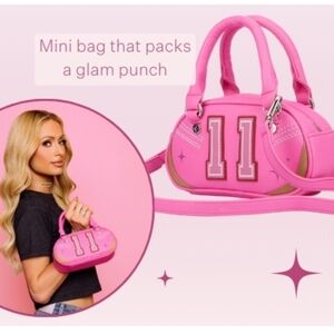Y2K NWT Paris Hilton 90's Pink Mini Bowler Satchel Women's Bag